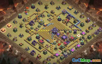 CoC Town Hall 15 Base Layouts & Copy Links | Home Village & Trophy Maps #32122