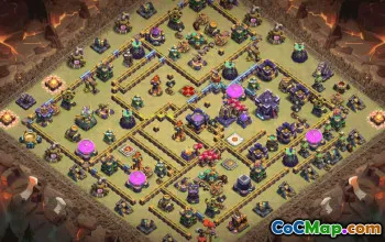 CoC Town Hall 15 Base Layouts & Copy Links | Home, War & Trophy Bases #32694