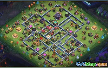 CoC Town Hall 15 Base Layouts & Copy Links | War, Home Village #28653