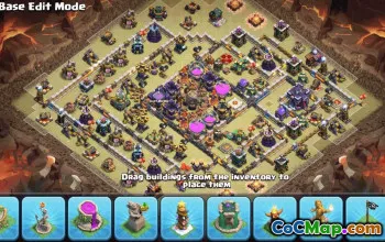 CoC Town Hall 15 Base Layouts & Copy Links | War, Trophy, Home Village #32396