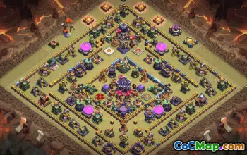 CoC Town Hall 15 Base Layouts & Copy Links | War, Trophy, Home Village #32702