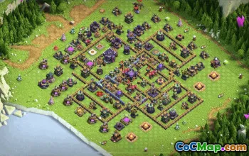 CoC Town Hall 15 Base Layouts & Copy Links | War & Trophy Maps #31253