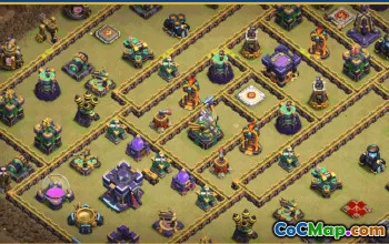 CoC Town Hall 15 Base Layouts & Copy Links | War & Village Maps #28779