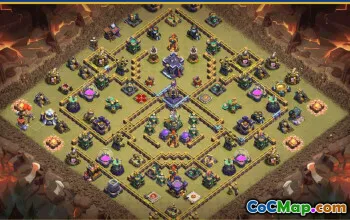 CoC Town Hall 15 Base Layouts & Designs | Home, War, Trophy Maps #28591