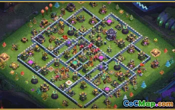 CoC Town Hall 15 Base Layouts & Farming Maps | Download & Copy #28865