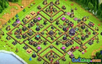 CoC Town Hall 15 Base Layouts & Farming Maps for Home Village #27065