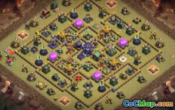 CoC Town Hall 15 Base Layouts: Farming & Trophy Maps #27066