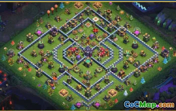 CoC Town Hall 15 & Base Layouts | Home, Trophy, Farming Maps #28864