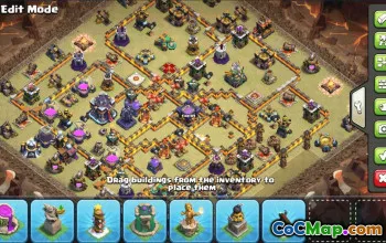 CoC Town Hall 15 Base Layouts | Home Village, War & Trophy Bases #31370