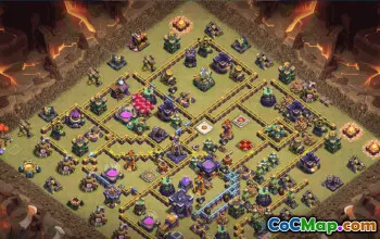 CoC Town Hall 15 Base Layouts – Home, War, Trophy & Map #32484