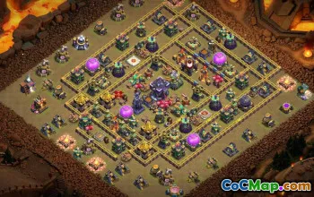 CoC Town Hall 15 Base Layouts: Home, War & Trophy Maps #26906