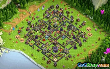 CoC Town Hall 15 Base Layouts | Home, War & Trophy Maps #33790