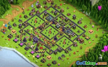 CoC Town Hall 15 Base Layouts & Link | War, Defense, Trophy #32509