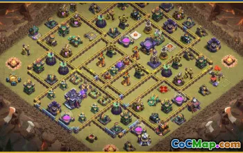 CoC Town Hall 15 Base Layouts & Link | War & Home Village Designs #29012