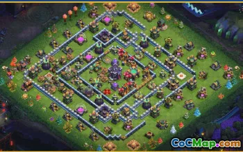 CoC Town Hall 15 Base Layouts & Link | War, Trophy, Home Village #28856