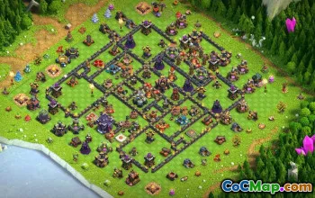 CoC Town Hall 15 Base Layouts & Link | War, Trophy & Home Village #31986
