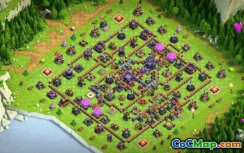 CoC Town Hall 15 Base Layouts & Link | War, Trophy, Home Village #32605