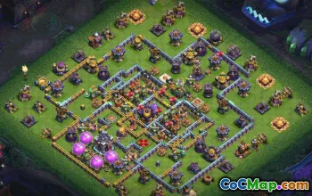 CoC Town Hall 15 Base Layouts & Link | War, Trophy, Home Village #33161