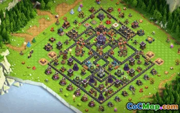 CoC Town Hall 15 Base Layouts & Link | War, Trophy & Home Village #33293