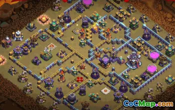 CoC Town Hall 15 Base Layouts & Link | War, Trophy, Home Village #33884