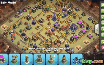 CoC Town Hall 15 Base Layouts & Links | Troops, War & Trophy Defense #31373