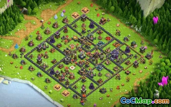 CoC Town Hall 15 Base Layouts & Links | Trophy & War Defense #31317