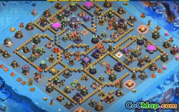 CoC Town Hall 15 Base Layouts & Links | Trophy & War Defense #31603