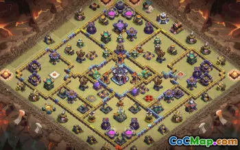 CoC Town Hall 15 Base Layouts & Links | War, Defense, Trophy #32591