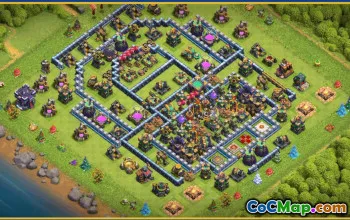 CoC Town Hall 15 Base Layouts & Links | War, Farming, Map #28598