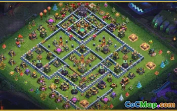 CoC Town Hall 15 Base Layouts & Links | War, Home, Map #28655