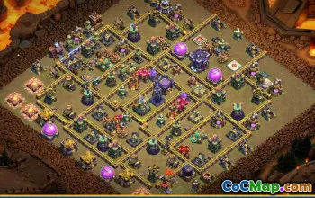 CoC Town Hall 15 Base Layouts & Links | War, Home Village, Map #27479