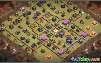 CoC Town Hall 15 Base Layouts & Links | War, Home Village, Map #28131