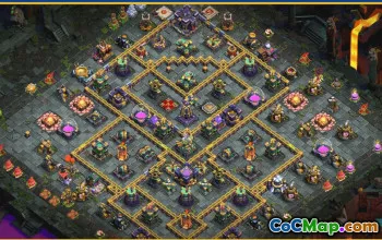 CoC Town Hall 15 Base Layouts & Links | War, Home Village, Map #28501
