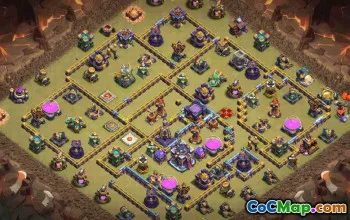 CoC Town Hall 15 Base Layouts & Links | War & Trophy Defense #32222