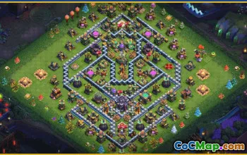 CoC Town Hall 15 Base Layouts & Links | War, Trophy, Home Village #28794