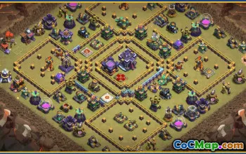 CoC Town Hall 15 Base Layouts & Links | War, Trophy, Home Village #29071