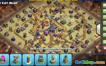CoC Town Hall 15 Base Layouts & Links | War, Trophy & Home Village #30728