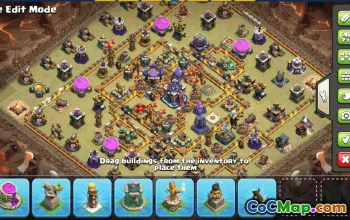 CoC Town Hall 15 Base Layouts & Links | War, Trophy, Home Village #31036