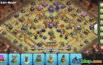 CoC Town Hall 15 Base Layouts & Links | War, Trophy, Home Village #31372