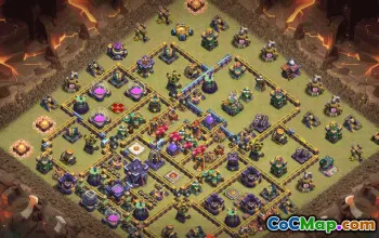 CoC Town Hall 15 Base Layouts & Links | War, Trophy, Home Village #32112