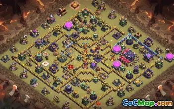 CoC Town Hall 15 Base Layouts & Links | War, Trophy, Home Village #32614