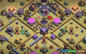 CoC Town Hall 15 Base Layouts & Links | War, Trophy, Home Village #32849