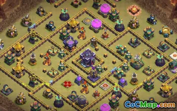 CoC Town Hall 15 Base Layouts & Links | War, Trophy & Map #27519
