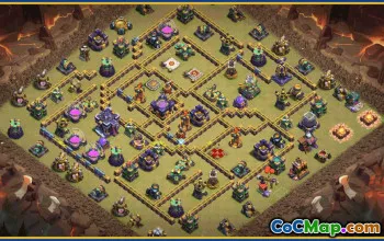 CoC Town Hall 15 Base Layouts & Links | War, Trophy, Map #28668