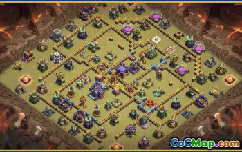 CoC Town Hall 15 Base Layouts & Links | War, Trophy & Map #29313