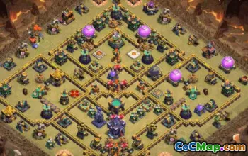 CoC Town Hall 15 Base Layouts & Links | War, Trophy, Map #30816