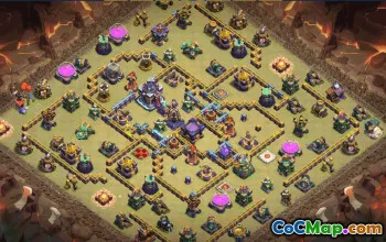 CoC Town Hall 15 Base Layouts & Links | War, Trophy & Map #31507