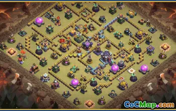 CoC Town Hall 15 Base Layouts & Links | War & Trophy Maps #30228