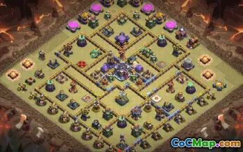 CoC Town Hall 15 Base Layouts & Links | War & Trophy Maps #31501