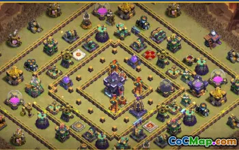CoC Town Hall 15 Base Layouts & Map Downloads | Copy & Customize #27450
